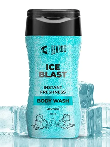 Beardo Ice Blast Body Wash For Men 200ml | Refreshing Menthol Cooling Instant Icy Cool Freshness Body Wash | Shower Gel For Summer Heat | Fo at ₹149
