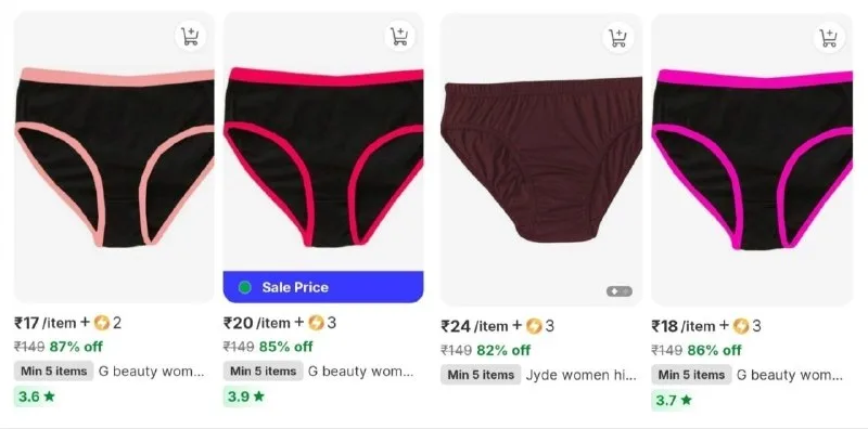 Comfy Panties from ₹17