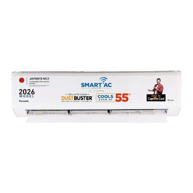 Panasonic 2.0 Ton 3 Star New Star rated Premium WiFi Inverter Smart Split AC at ₹52,990