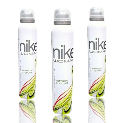 Nike Spicy Love Deodorant for Women Pack of 3 * 200ml, Combo at ₹284