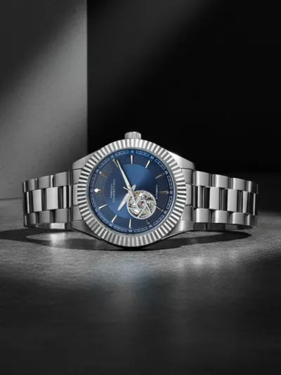French Connection Torqueline Men Round Dial Bracelet Style Straps Automatic Watch FCA35USM at ₹4,495