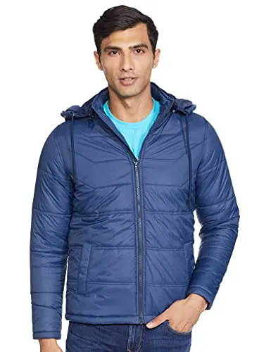 Symbol Men's 100% Polyester Full Length Bomber Jacket at ₹699