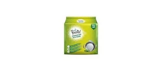 Presto! Dishwash Bar - Pudina | 200g | 5 Bars Each X Pack of 1 at ₹89