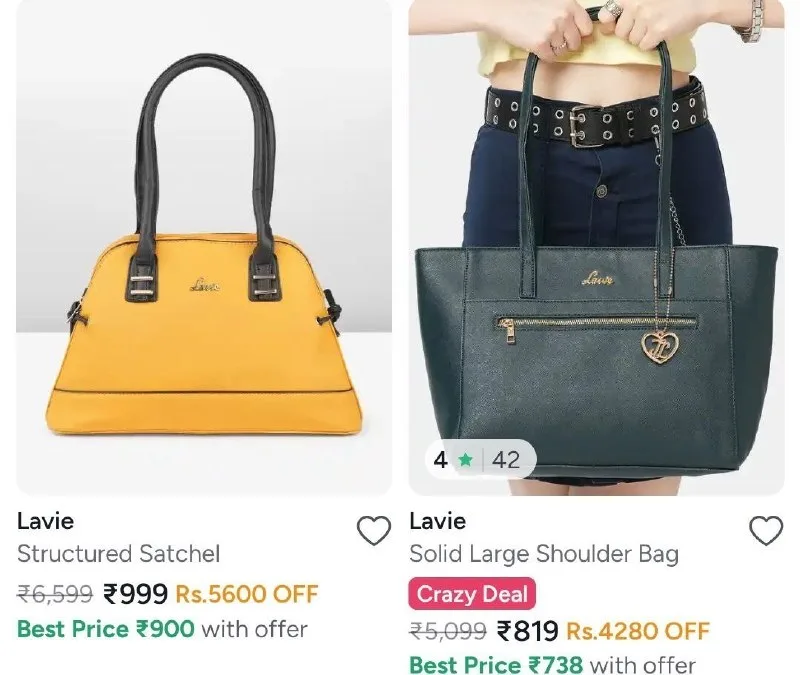 Lavie womens handbags at Min 70% Off