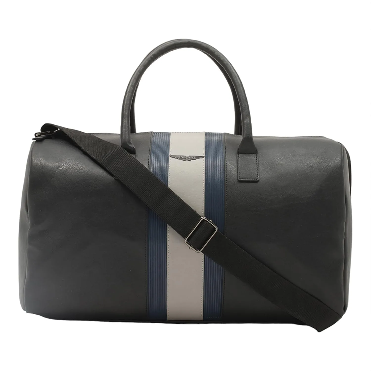 PoliceMorrin Duffle Bag - Black/Navy/Grey at ₹1,649