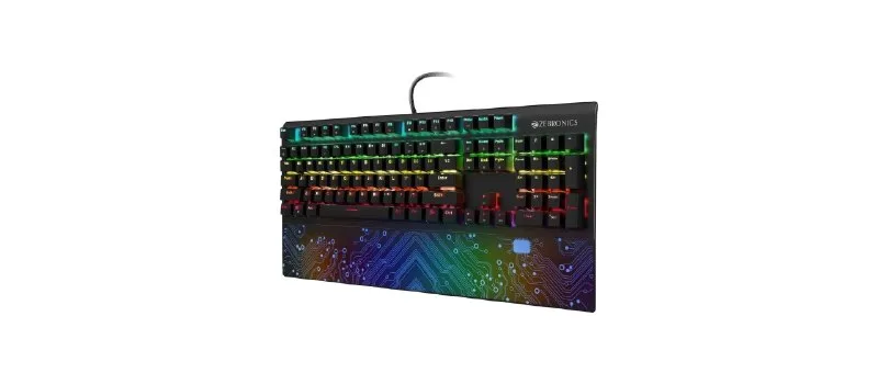 ZEBRONICS Zeb-max Chroma Premium Mechanical Gaming Keyboard at ₹2,799