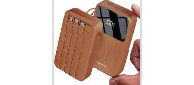 Lifelong 20000mAh 22.5W Power Bank Cables Attached at ₹1,790