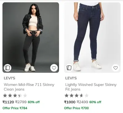 Upto 60% Off On Levi's Clothing