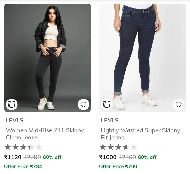 Upto 60% Off On Levi's Clothing