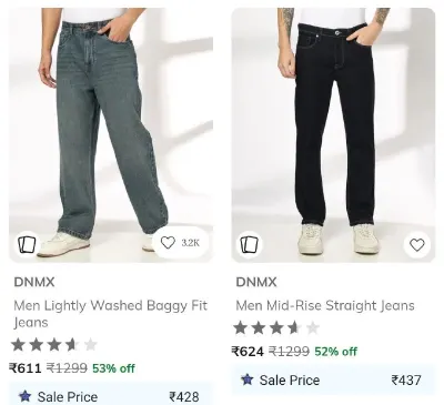 Upto 75% Off On Men’s Jeans
