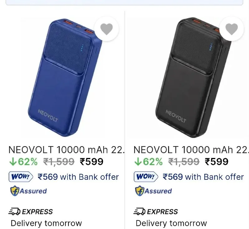 Neovolt Powerbanks from ₹599