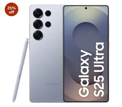Samsung S25 Ultra 5G (Titanium Gray, 256 GB) at ₹85,499
