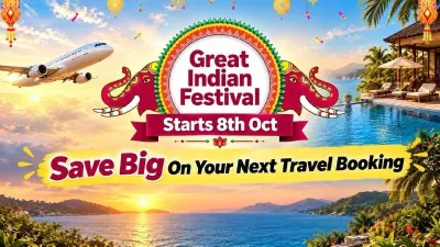 Save Big On Your Next Travel Booking (Great Indian Festival Sale Starts On 8th October) – Upto 75% Off On Hotels & Resorts (5-Star Vibes at Amazing Pr