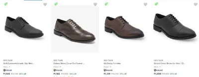 Minimum 86% Off - Red Tape Men's Footwear
