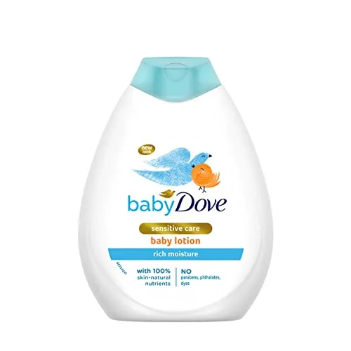 Baby Dove Rich Moisture Nourishing Baby Lotion 400 ml, With Moisturising Cream, Gentle Care for Baby's Soft Skin at ₹208
