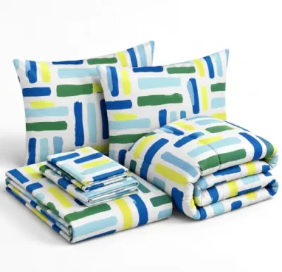 HOMEKART Microfiber 220 GSM 4 Piece Comforter Double Bed Bed at ₹1,189