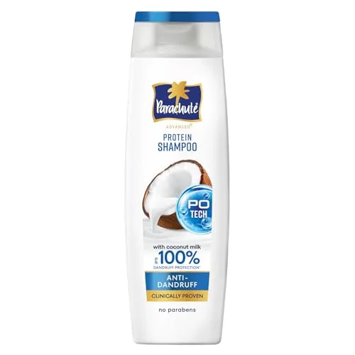 Parachute Advansed Anti-Dandruff Shampoo with Coconut Milk & PO Tech | Up to 100% Dandruff protection | for Strong Healthy Scalp | Paraben f at ₹49
