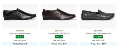 Ajio Loot Upto 90% Off On Footwears From 124/