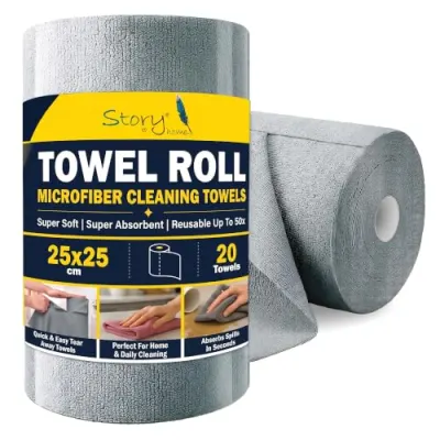 Story 20 X All Purpose Microfiber Reusable Cleaning Clo at ₹240