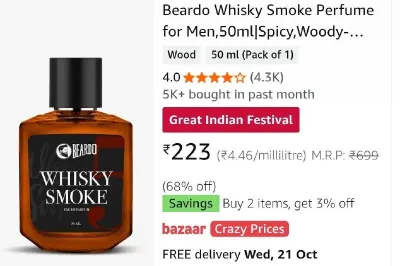 Beardo Perfumes Upto 68% off from ₹223