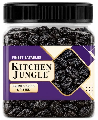 KITCHEN JUNGLE Premium Pitted Prunes 250GM | Naturally Sweet at ₹199