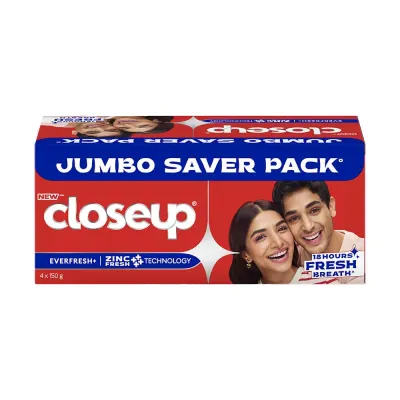 Close Up Toothpaste (4×150g) at ₹216