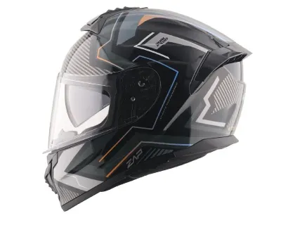 Vega Zap Explore D/V Full Face Motorcycle Helmet with Dual Visor at ₹1,990