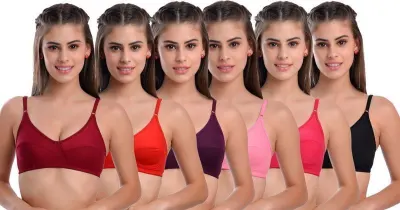 Lady Soft Lady Soft Non Padded Non-wired Every Day Bra Women T-Shirt Non Padded Bra at ₹202
