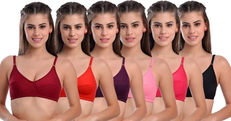 Lady Soft Lady Soft Non Padded Non-wired Every Day Bra Women T-Shirt Non Padded Bra at ₹202