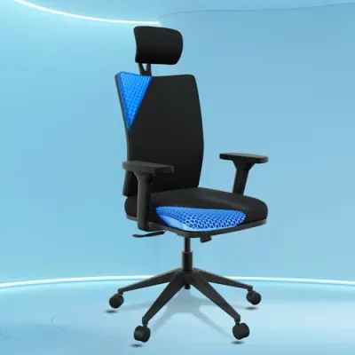 The Sleep Company Onyx Orthopedic Office Chair | Patented SmartGRID seat | Adjustable Lumbar Support | Ergonomic Sitting at ₹8,991
