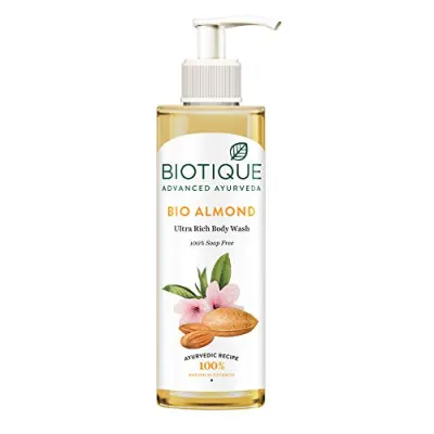 Biotique Almond Oil Ultra Rich Body Wash| Maintains Skin’s Natural pH |100% Botanical Extracts| Soap-Free Body Wash Suitable for All Skin Ty at ₹102