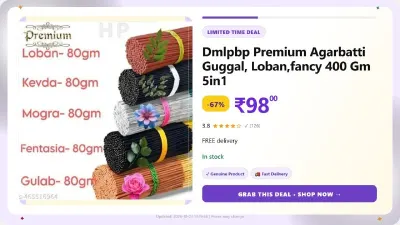 Incense Sticks Loban (400 g) at ₹98