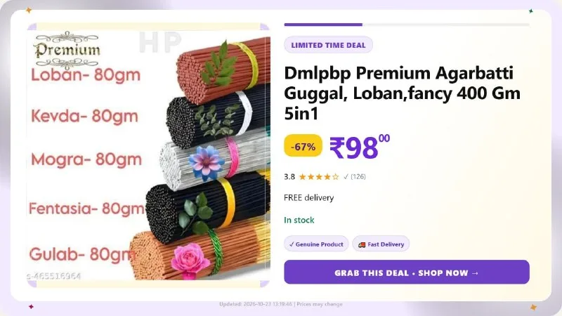Incense Sticks Loban (400 g) at ₹98