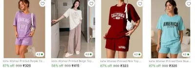 Kshs women's Night suit from ₹326