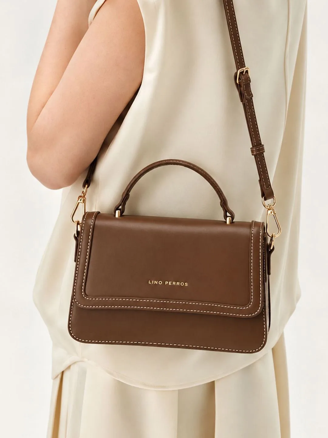Lino Perros Structured Handheld Bag at ₹1,887