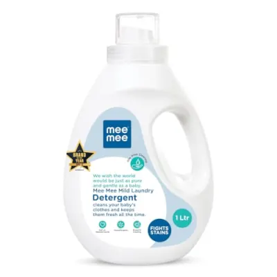 Mee Mee Baby Liquid Detergent 1 L | pH Balanced, Free from H at ₹295