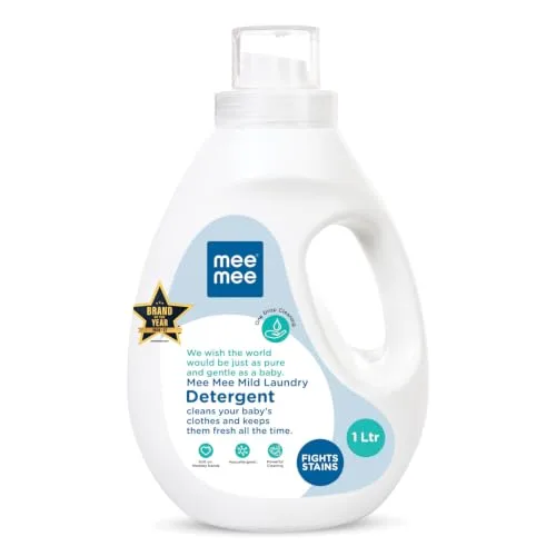 Mee Mee Baby Liquid Detergent 1 L | pH Balanced, Free from H at ₹295