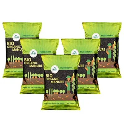 TrustBasket Bio Organic Manure (set of 5) 5 KG for home, kit at ₹207