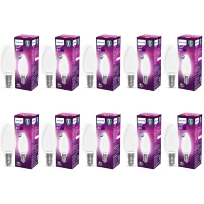 Philips 4-Watt 400-lumen Frosted Candle E14 Base (Cool White at ₹526