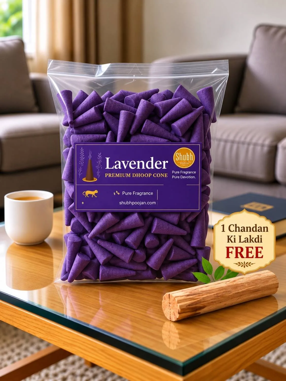 Shubh Lavender Dhoop Cones at ₹33