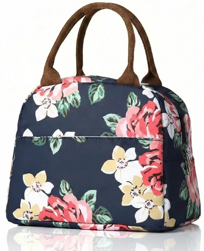 FLYNGO Nylon Large Insulated Lunch Bag for Office Men, School, Women, Tiffin Bag at ₹263