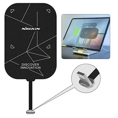 Nillkin Qi Wireless Charger Receiver for ipad - Ultra Thin Magic Tag Plus, 2000mAH Fast Charging Qi Coil at ₹539