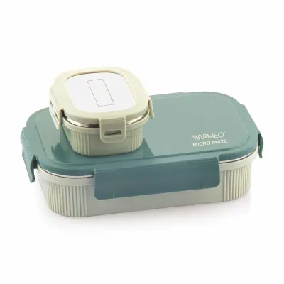 WARMEO Microwave-Safe Stainless Steel Lunch Box Combo At ₹ at ₹449