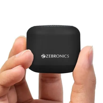 ZEBRONICS Pixie Portable Speaker, 5 Watts, Supports Bluetooth, TWS Function, mSD, Compact Design, Call Function, Carry Loop, Upto 7h Backup  at ₹399
