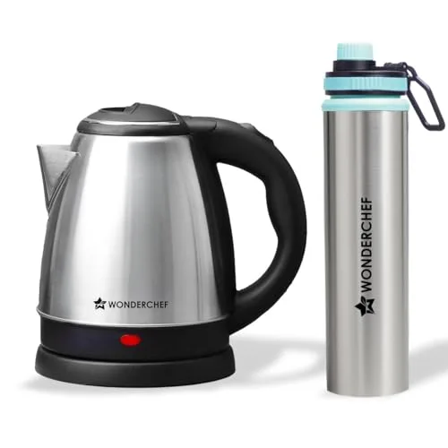 Wonderchef Acura Stainless-steel Kettle 1.5L + Sippy Stainle at ₹660
