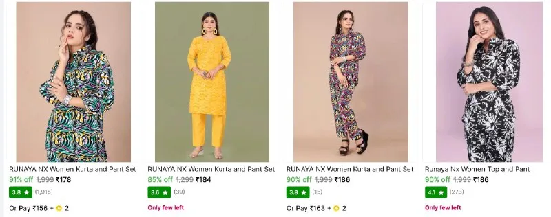 Women Kurta & Pants Set