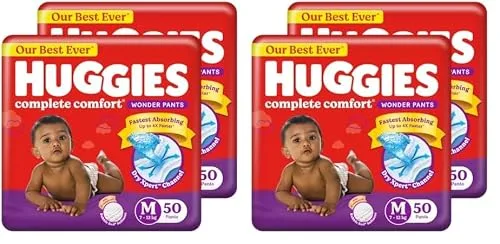 Huggies Complete Comfort Wonder Pants | Pant Style Baby Diap at ₹1,276