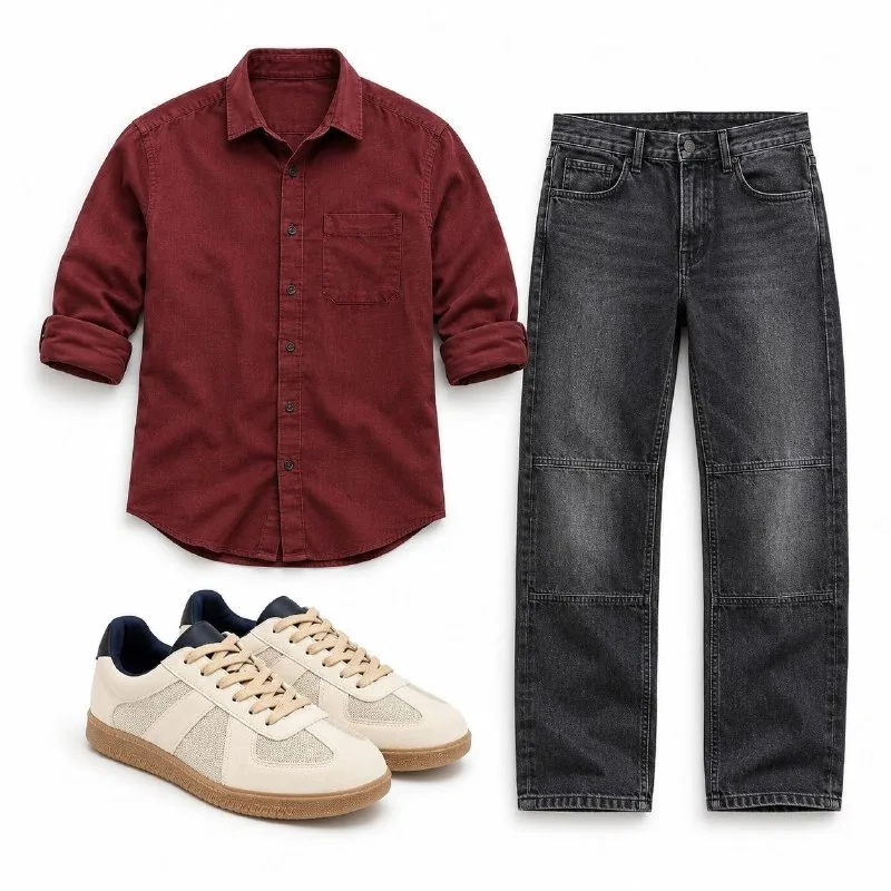 Shirt, Jeans and 1 more