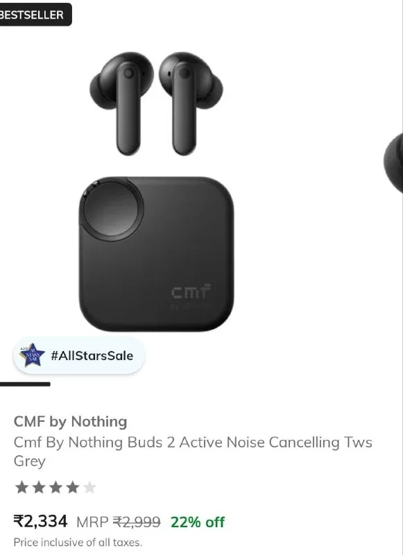 AJIO ALL STARS SALE — CMF BUDS 2 DEAL! at ₹2,334
