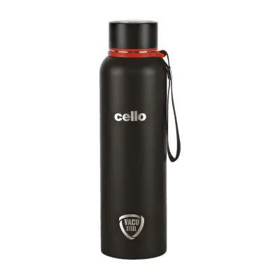 cello Hydro Pro Stainless|Screw Cap Lid |Double Walled Insulation|Leakproof 790 ml Stainless Steel Flask at ₹349